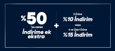 3 Ürüne %10 İndirim & 4 ve Üzeri Ürüne %15 İndirim