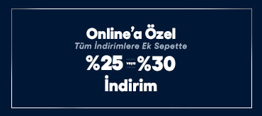 Sepette %25 İndirim veya %30 İndirim