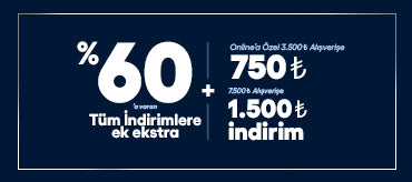3.500 TL'ye 750 TL İndirim & 7.500 TL'ye 1.500 TL İndirim