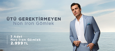 3 Adet Non Iron Gömlek 2.999 TL