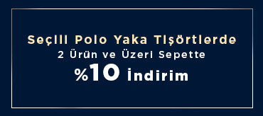 Seçili Polo Yaka Tişörtlerde 2 Ürün Üzeri %10 İndirim