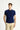 Orta Lacivert Polo Yaka Slim Fit Tişört