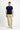 Orta Lacivert Polo Yaka Slim Fit Tişört