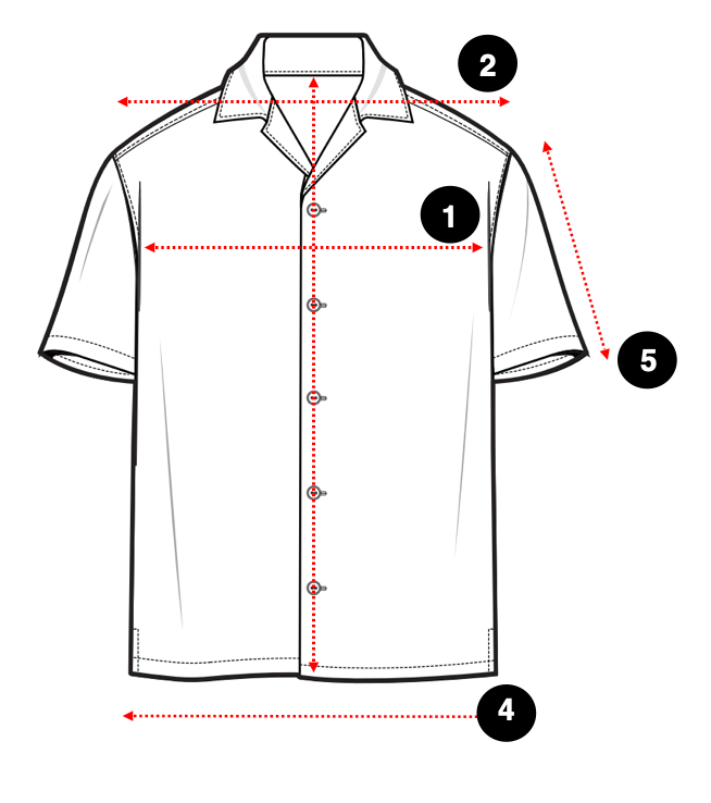 Apaş Yaka Gömlek Size Guide