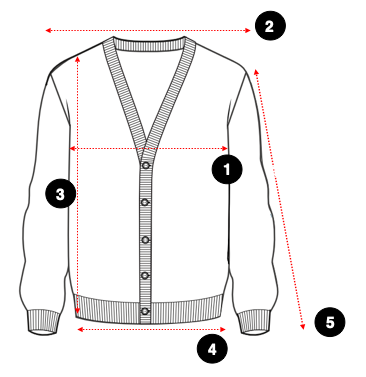 Hırka Size Guide