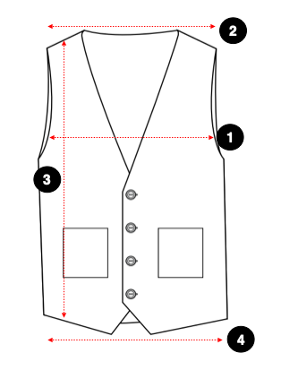 Regular Fit Örme Yelek Size Guide